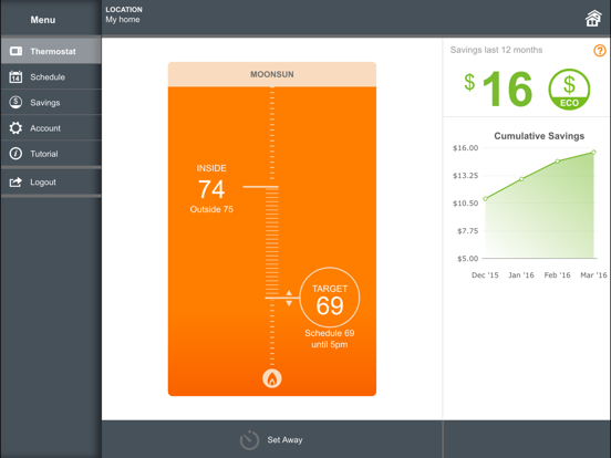 Screenshot #4 pour EcoFactor Thermostat
