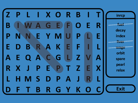 Screenshot #6 pour Classic Wordsearch