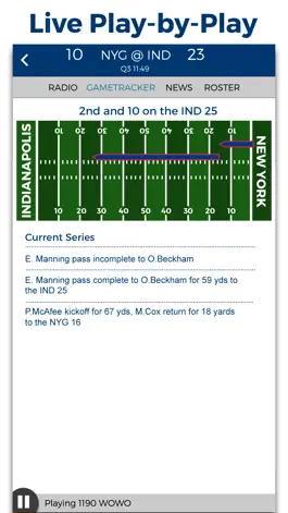 Game screenshot Indianapolis Football Radio & Live Scores apk