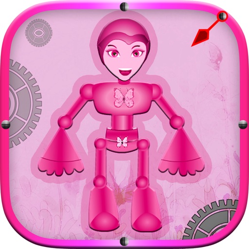 Pink Robo super power girl iOS App