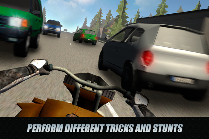 City Traffic Rider 3D ATV Racing