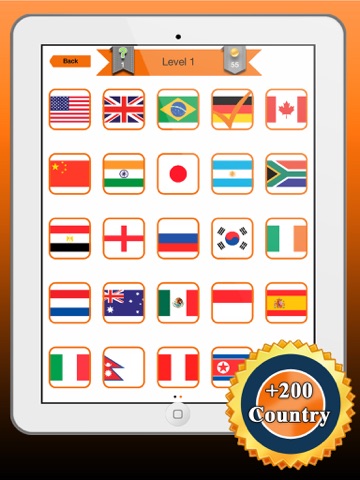 Countries Quiz | Guess Flags iPad screenshot 4 - Entertainment app