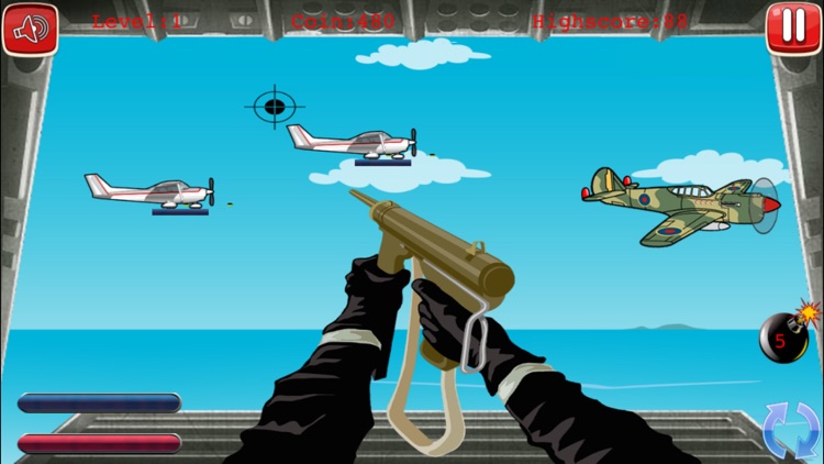 A Storm Raider Attack FREE - Sky Jet Fighter Defense screenshot-4