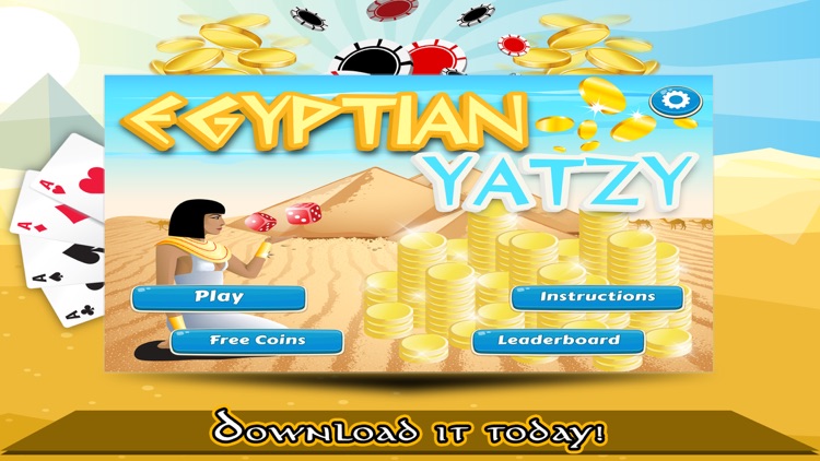 Egyptian Maxi Yatzy PRO - Yahtzee Dice Roller Simulator