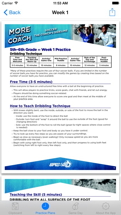 Upward Soccer Coach