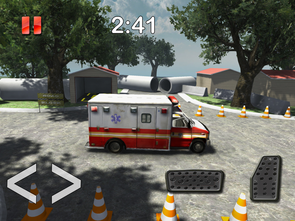 Ambulance Parking - Emergency Hospital Driving Free screenshot 7