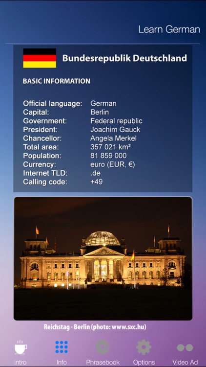 Learn GERMAN Fast and Easy - Learn to Speak German Language Audio Phrasebook and Dictionary App for Beginners
