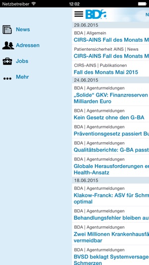BDA – die App des Berufsverbandes Deutsc