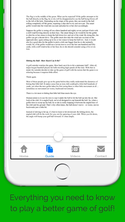 Golf Basics Free Edition