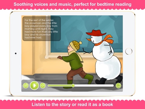 Screenshot #5 pour The Snow Man - Narrated classic fairy tales and stories for children