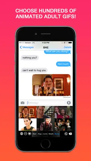 Animated Adult GIF Keyboard screenshot 2
