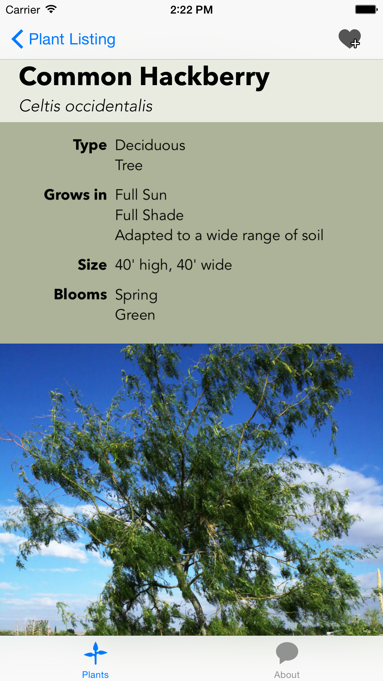 Southwest Plant Selector