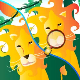 Animal differences: Try and find them! The Jungle app icon