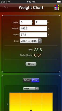 Game screenshot Weight Chart Free mod apk