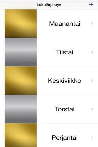 Lukujärjestys screenshot 2