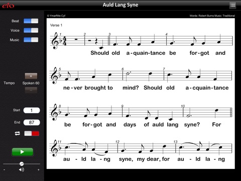 Auld Lang Syne - Learn to pronounce and sing Auld Lang Syne screenshot 4