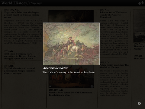 Screenshot #5 for World History Interactive Timeline