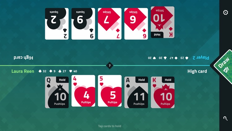 Fitness Poker +: Fat Burning Physical Fitness Training Game with Body Shred Workouts