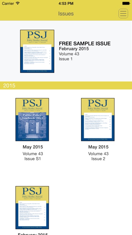 Policy Studies Journal