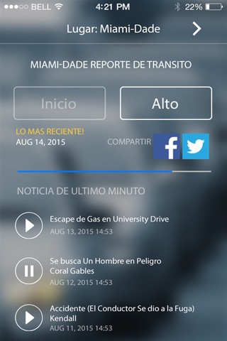 Tráfico de Audio Miami-Dade screenshot 2