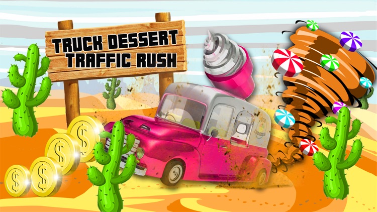 Truck Desert Traffic Rush