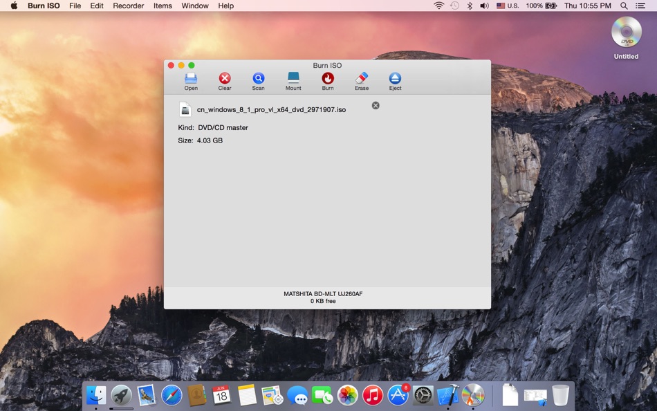 #2. Burn ISO (macOS) 由: 玉兰 雷