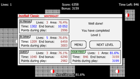 JezzBall Classic Lite screenshot