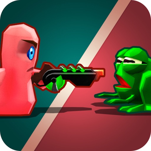 Worms VS Frogs 3D icon