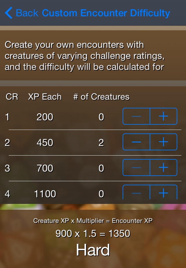 Encounter Challenge Calc screenshot 4