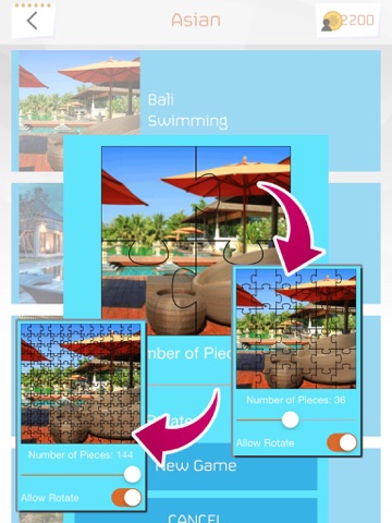Resort Jigsaw Puzzles iPad screenshot