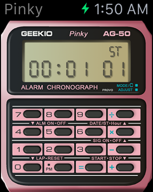 Geek Watch - Retro Calculator Watch