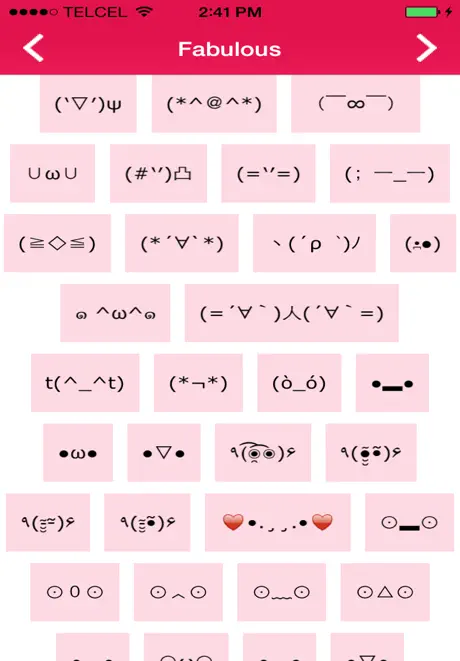 Copy Emoji - share emotions using text emoticons or smileys sort