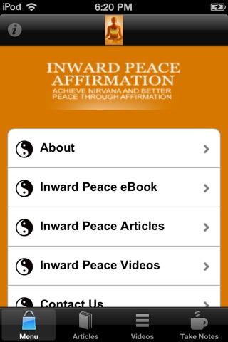 Inward Peace Affirmation:Learn how to Affirm yourself to Inner Peace screenshot 2