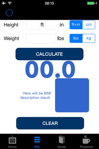 iBMI Tracker screenshot 2