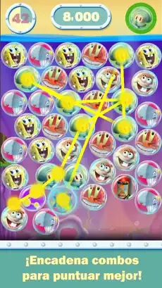 Captura de Pantalla 2 SpongeBob Bubble Party iphone