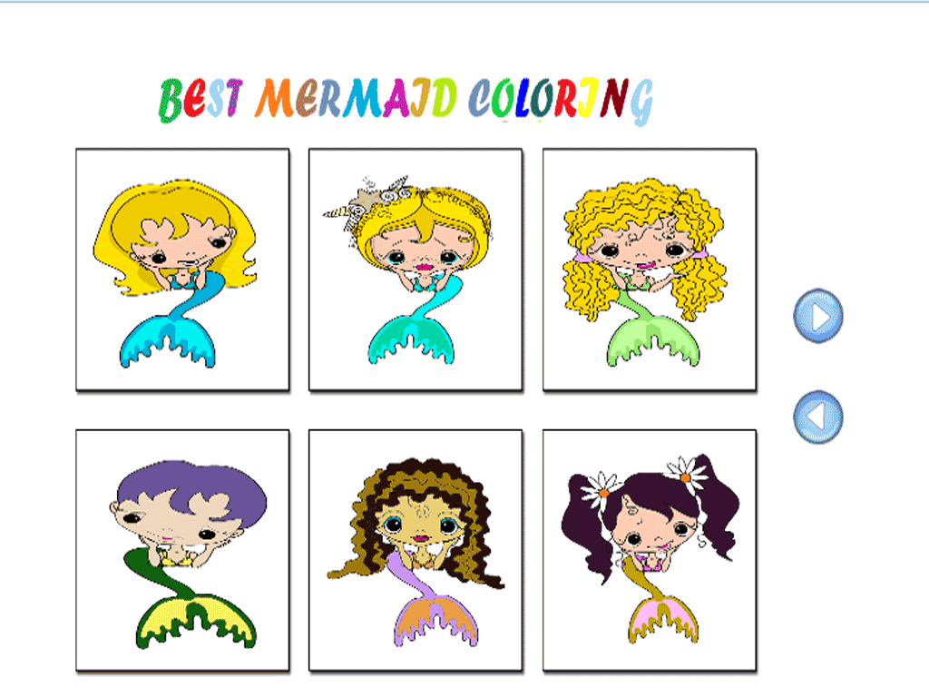 best mermaid coloring screenshot 7