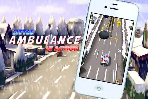 Little Ambulance in Action Gold: 3D Fun Exciting Driving for Kids with Cute Emergency Car screenshot 3