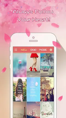 Game screenshot Girly Wallpapers - Adorable Backgrounds and Themes for iPhone and iPod touch apk