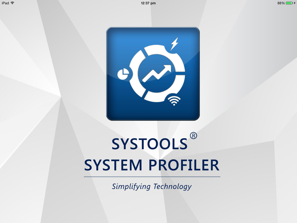 #1. System Profiler (iOS) 由: SysTools