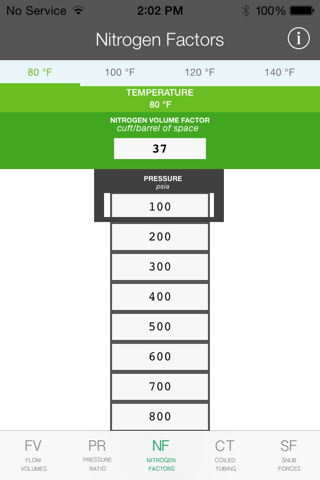 Coil Tubing Chart screenshot 3