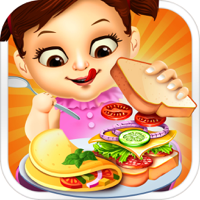 Crazy Food Maker Kitchen Salon - Chef Dessert Simulator and Street Cooking Games for Kids