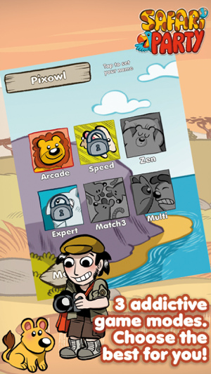 ‎Safari Party - Match3 Puzzle Game with Multiplayer Screenshot