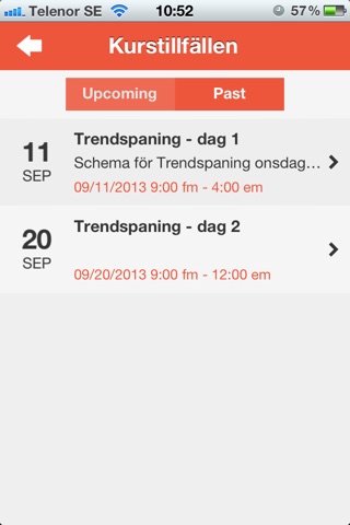 Trendappen screenshot 2