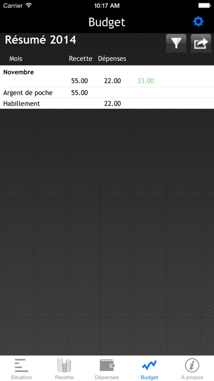 Alerte Budget screenshot-4