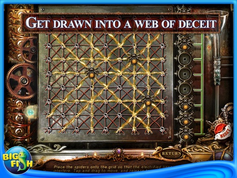 Web of Deceit: Black Widow HD - A Hidden Object Adventure screenshot 2