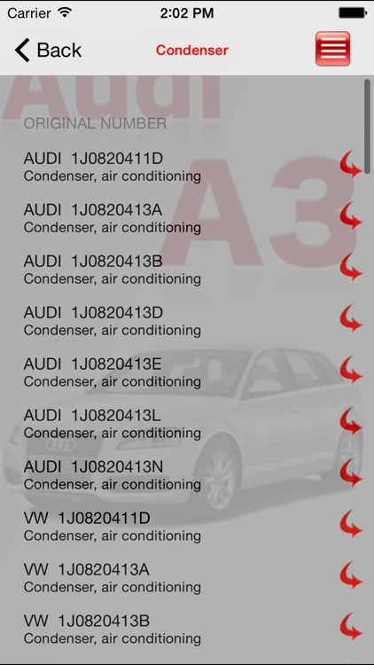 AutoParts Audi A3