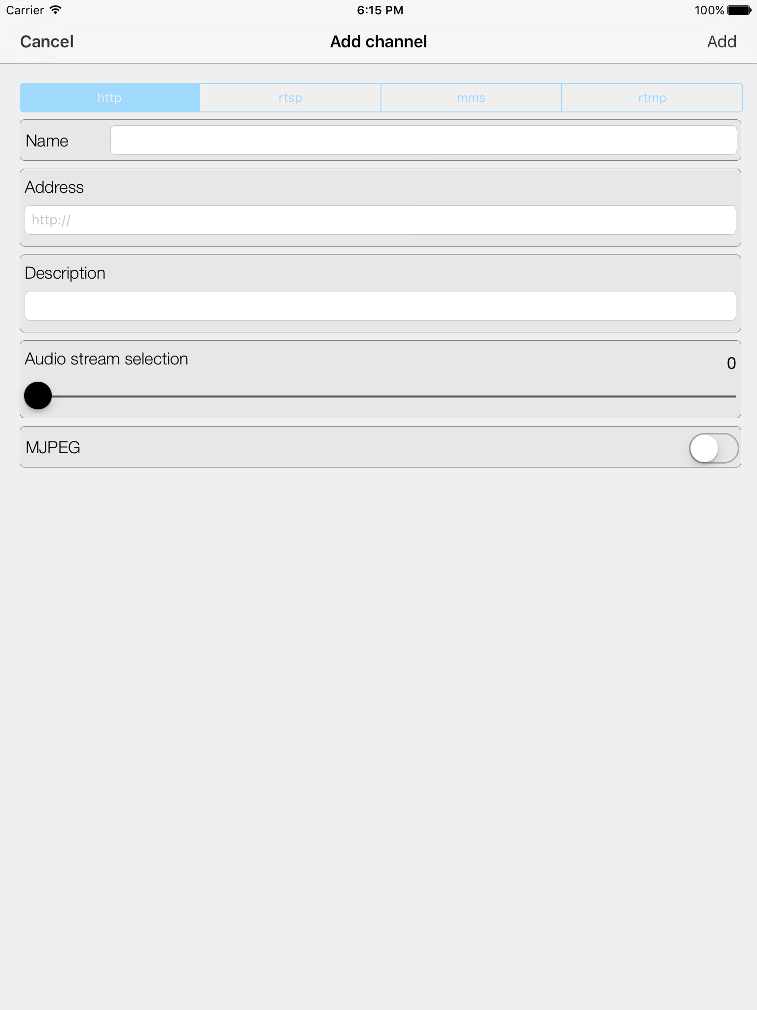 Audio Video Stream Player Free