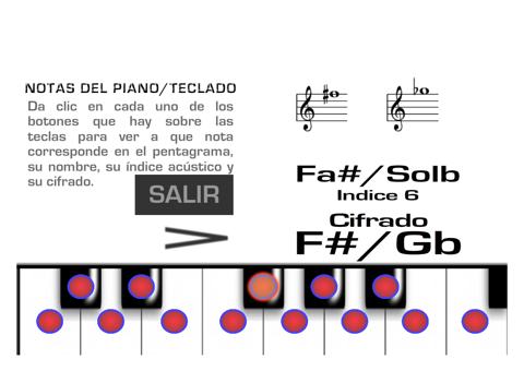 Screenshot #5 pour Notas del Piano y Teclados