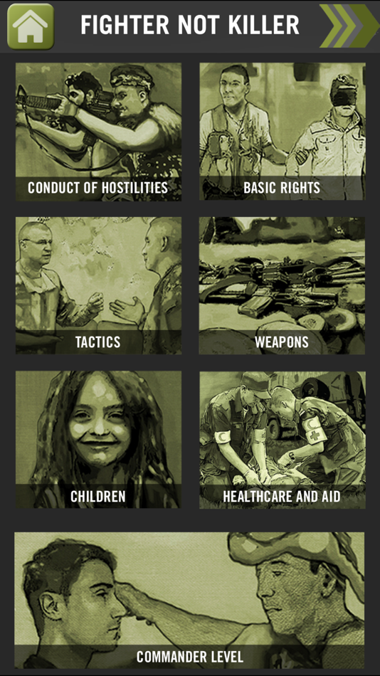 #1. Fighter Not Killer - Test your knowledge of the Rules of War (iOS) 由: Artifex Creative Webnet Ltd