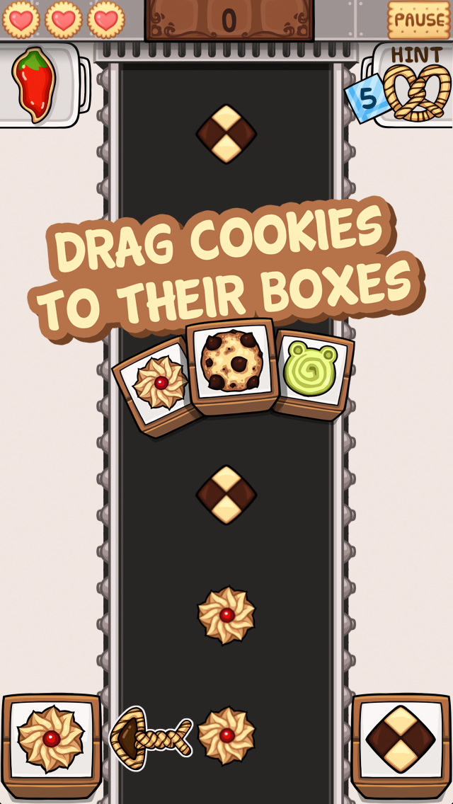 Screenshot #1 pour Cookie Factory Packing - Meilleur Jeu de Biscuits